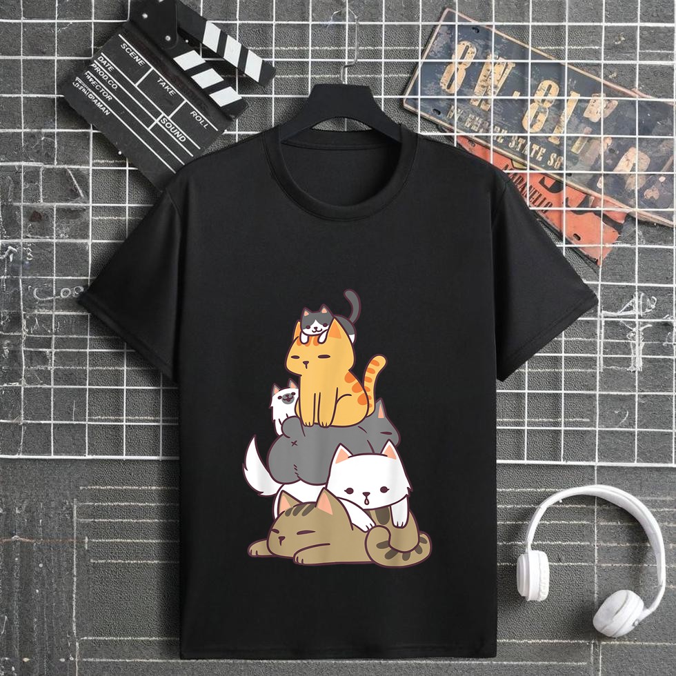 Pile Of Kitty Cats Funny Cute Cat Lover Gift T-Shirt