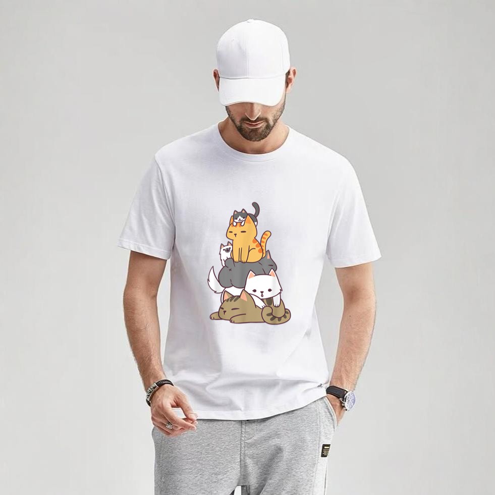 Pile Of Kitty Cats Funny Cute Cat Lover Gift T-Shirt