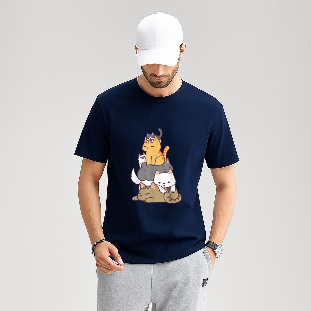 Pile Of Kitty Cats Funny Cute Cat Lover Gift T-Shirt