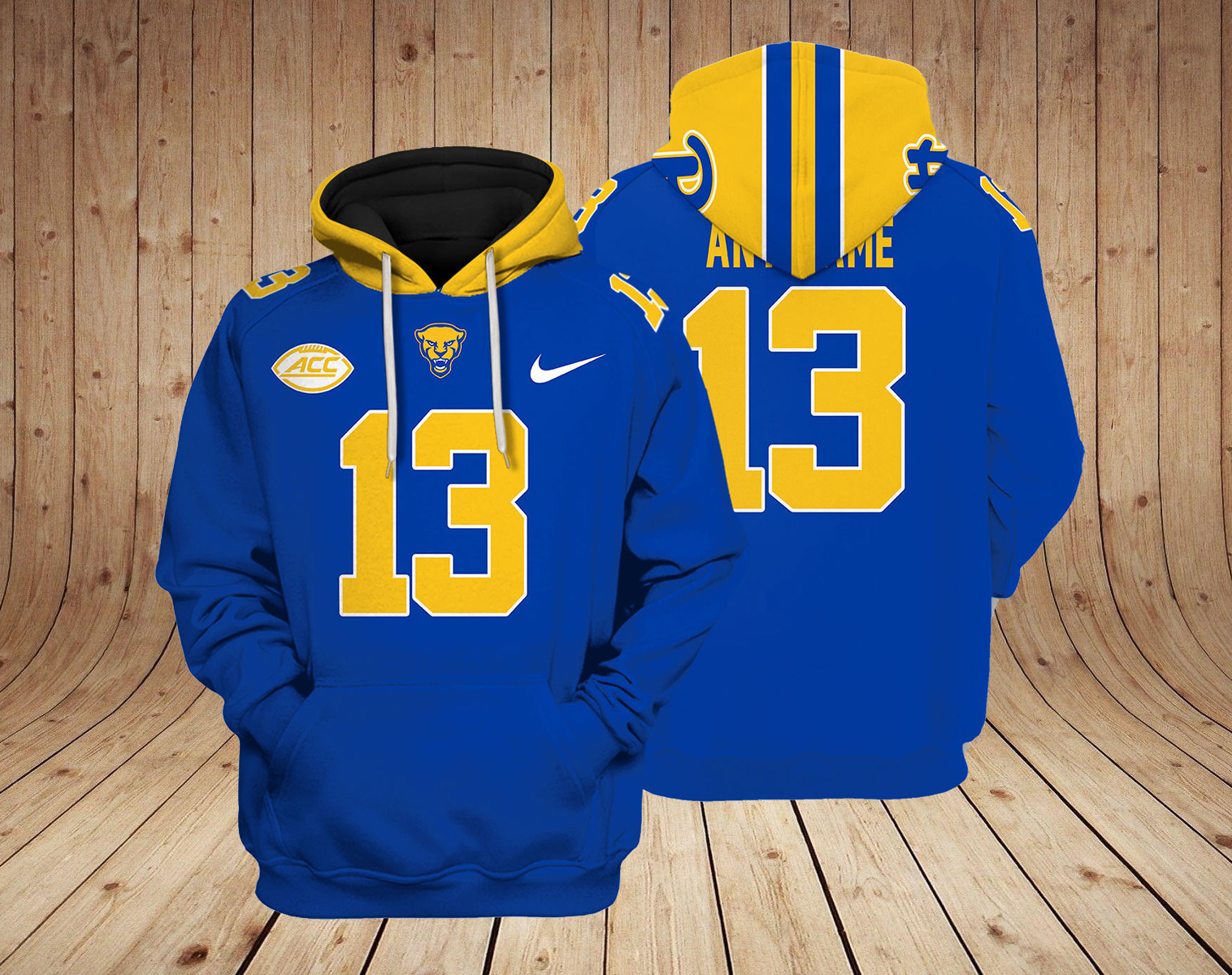 Pittsburgh Panthers NCAA Custom 3D Hoodie BL37083
