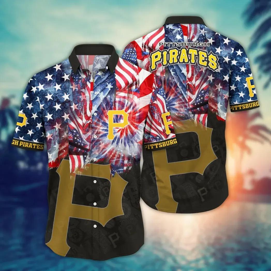 Pittsburgh Pirates Firework Celebration Aloha Hawaiian Shirt for Men And Women Gift For Sport Music Fans