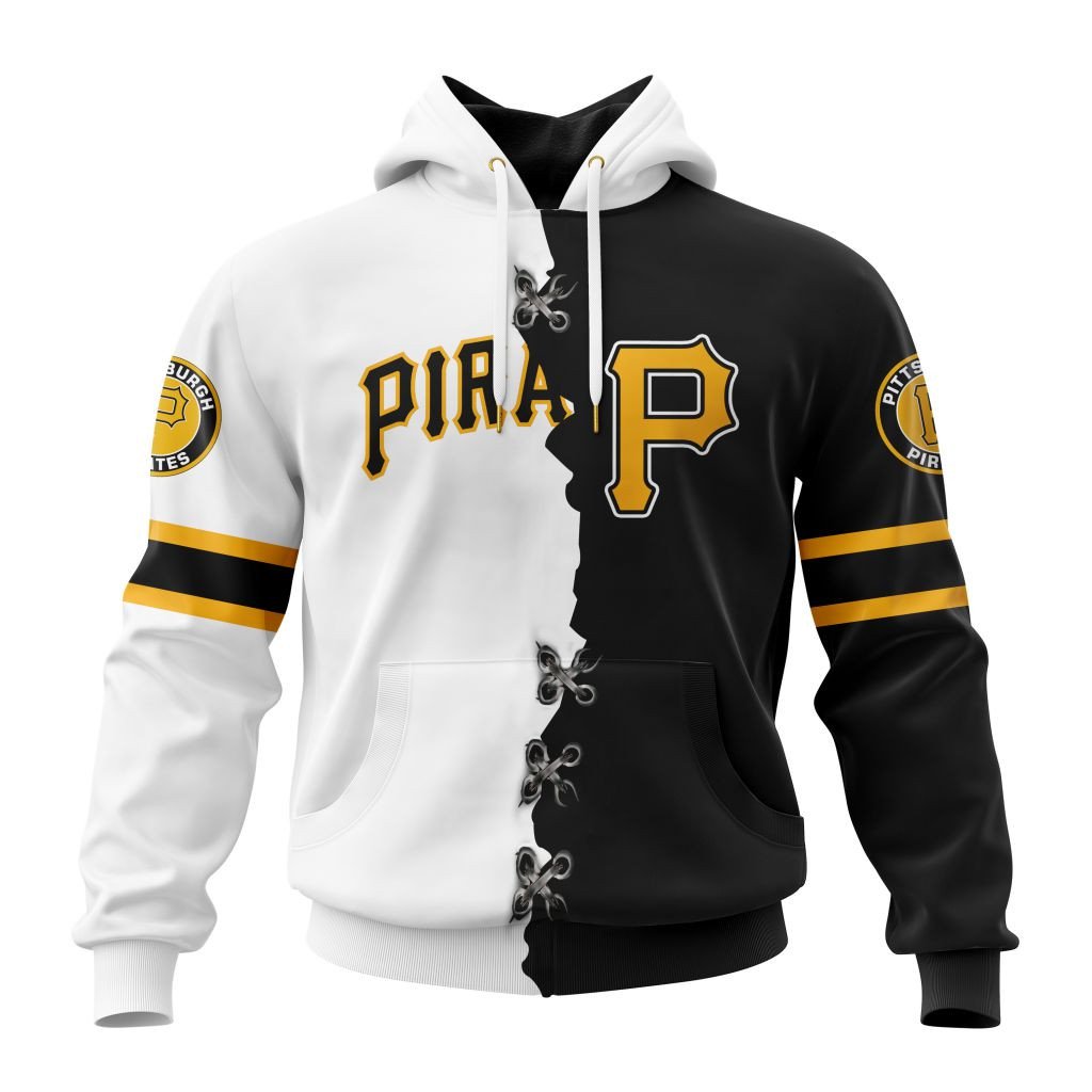 Pittsburgh Pirates Personalized Mix Jersey Hoodie Gift For Sport Music Fans