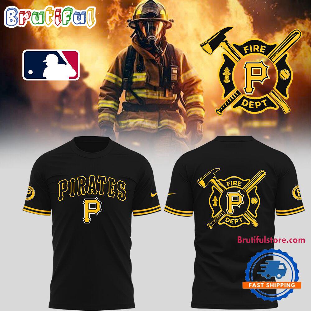 Pittsburgh Pirates x Firefighter Appreciation Night 2025 T Shirt Gift For Sport Music Fans