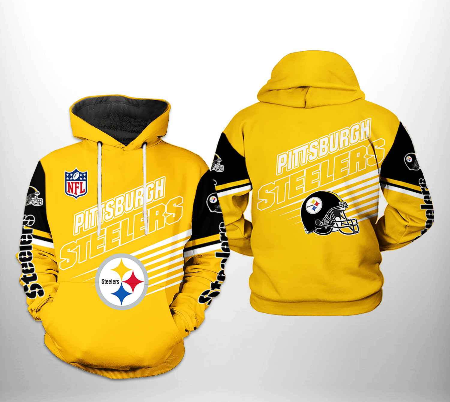 Pittsburgh Steelers Basic V8 NFL Football Team Hoodie