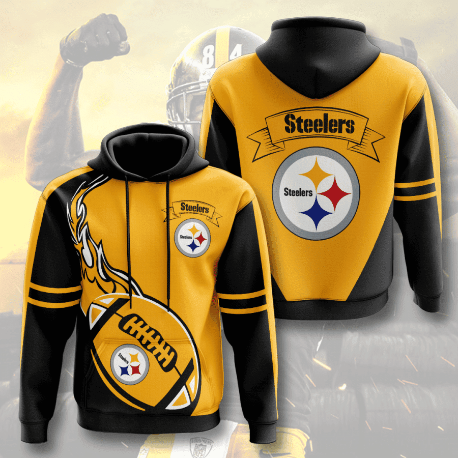 Pittsburgh Steelers Fire Ball Hoodie  Zip Hoodie Version 811