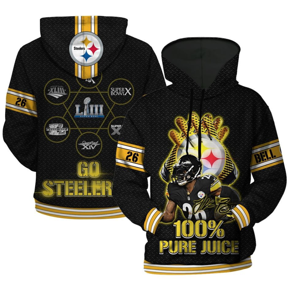 Pittsburgh Steelers Hoodie  Zip Hoodie Version 2286