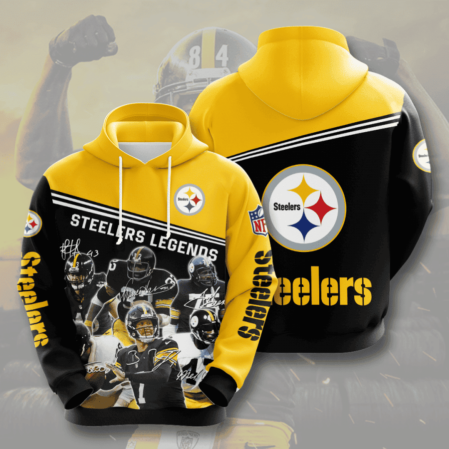 Pittsburgh Steelers Hoodie  Zip Hoodie Version 2468