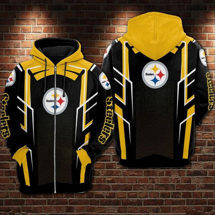 Pittsburgh Steelers Hoodie  Zip Hoodie Version 780