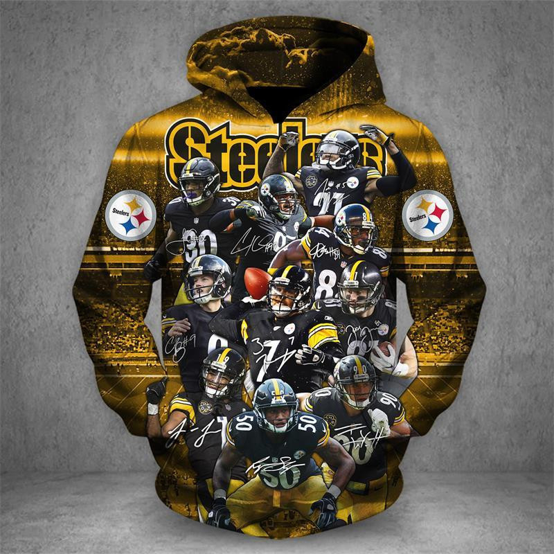 Pittsburgh Steelers Hoodie  Zip Hoodie Version 863