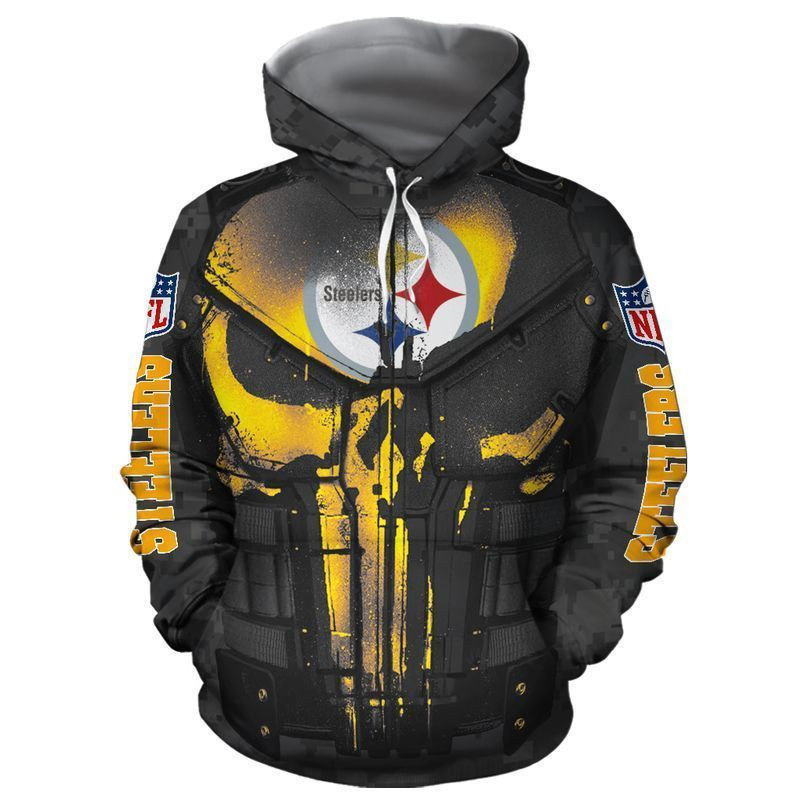 Pittsburgh Steelers Hoodie  Zip Hoodie Version 903