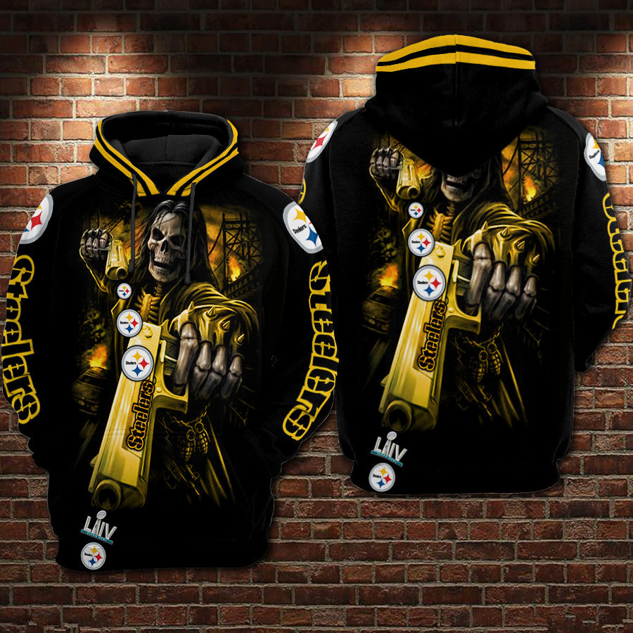 Pittsburgh Steelers Hoodie  Zip Hoodie Version 93
