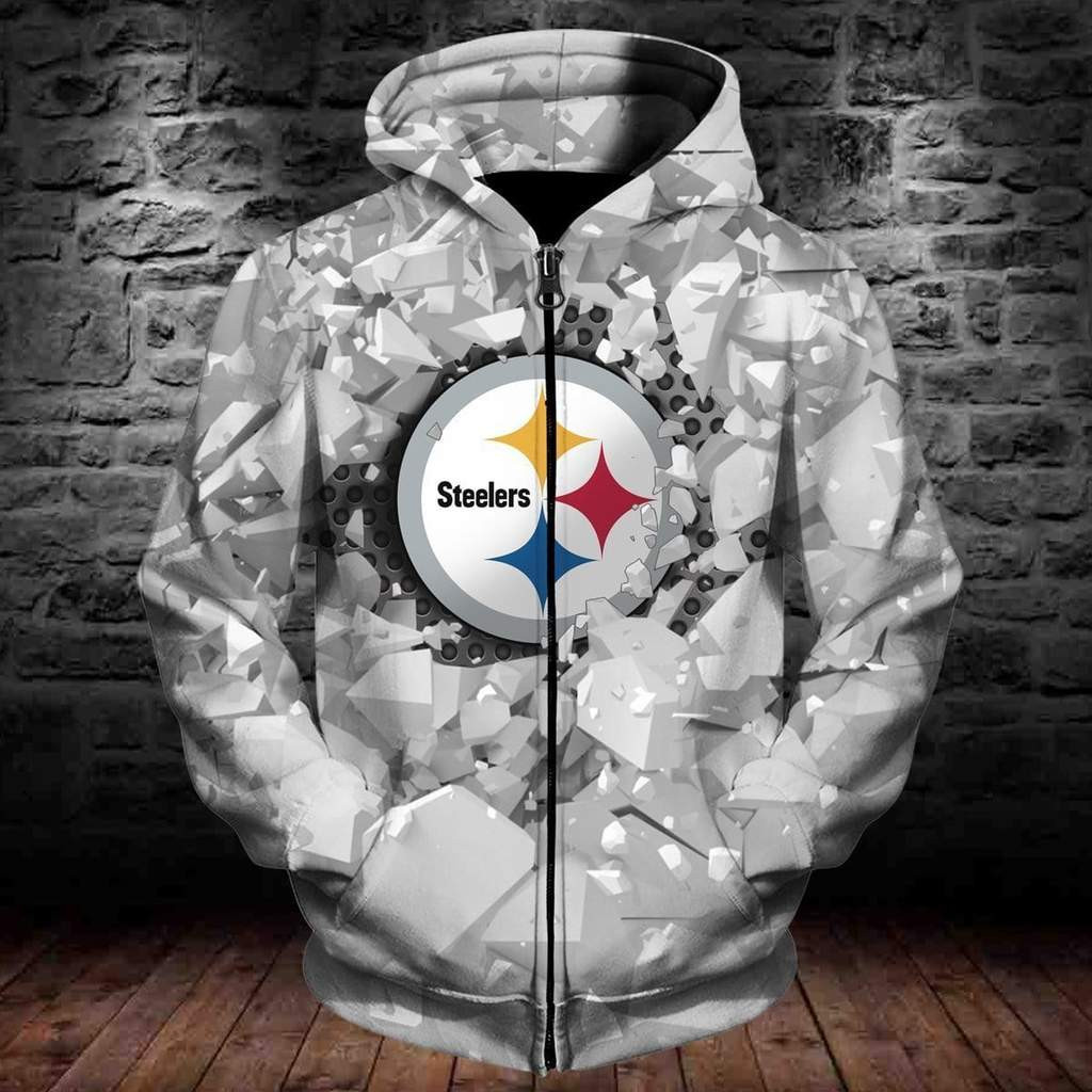 Pittsburgh Steelers Hoodie  Zip Hoodie Version 936
