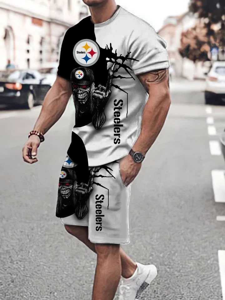 Pittsburgh Steelers Limited Edition Top And Shorts Two-Piece Suits Merch For Fans Gift For Sport Music Fans