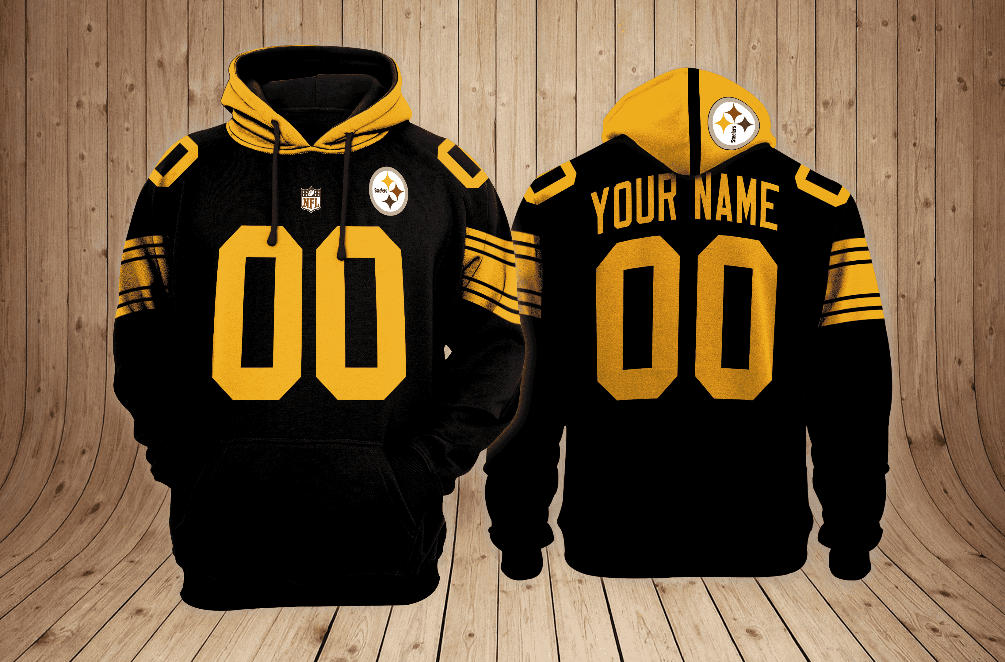Pittsburgh Steelers NFL Team 3D Hoodie