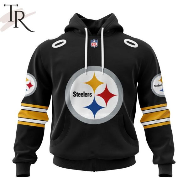 Pittsburgh Steelers Personalized Name And Number NFL 3D Hoodie Style 78 Gift For Sport Music Fans