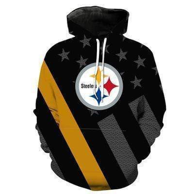 Pittsburgh Steelers Stars Hoodie  Zip Hoodie Version 705