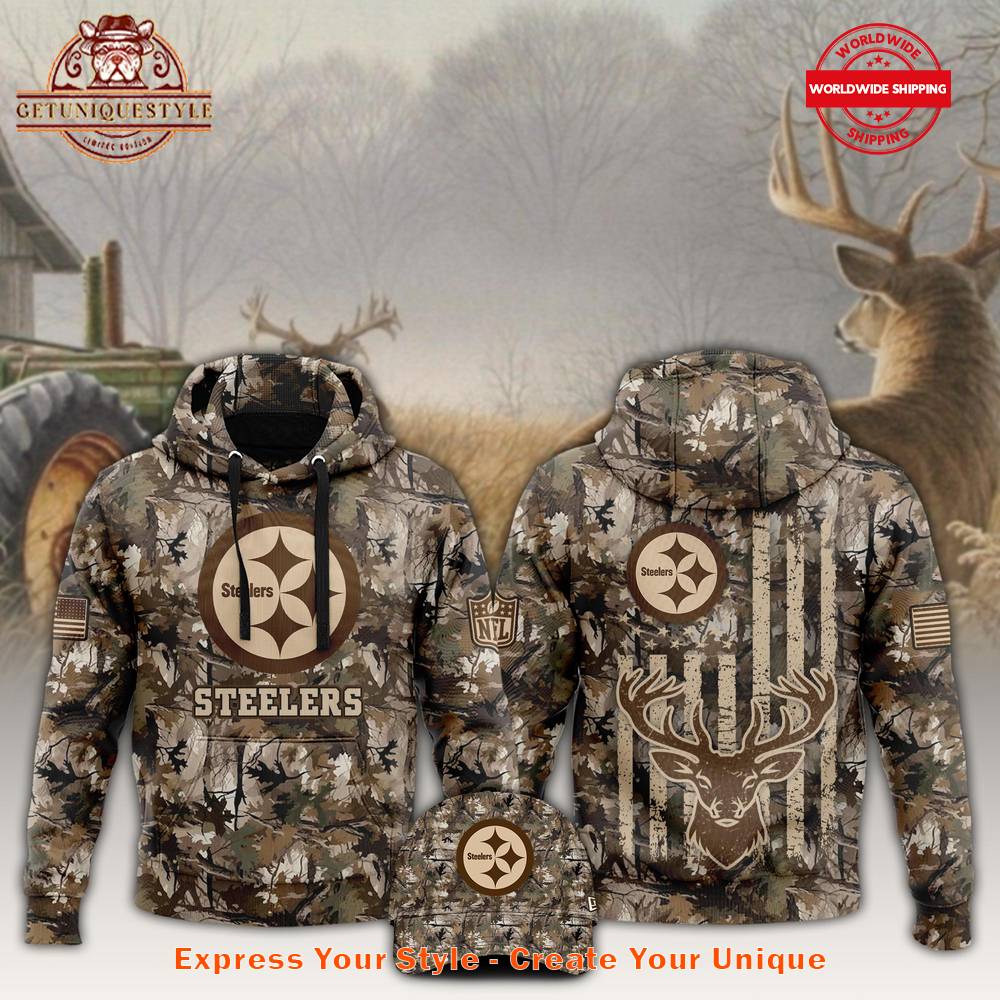 Pittsburgh Steelers x Hunting 2024 Hoodie