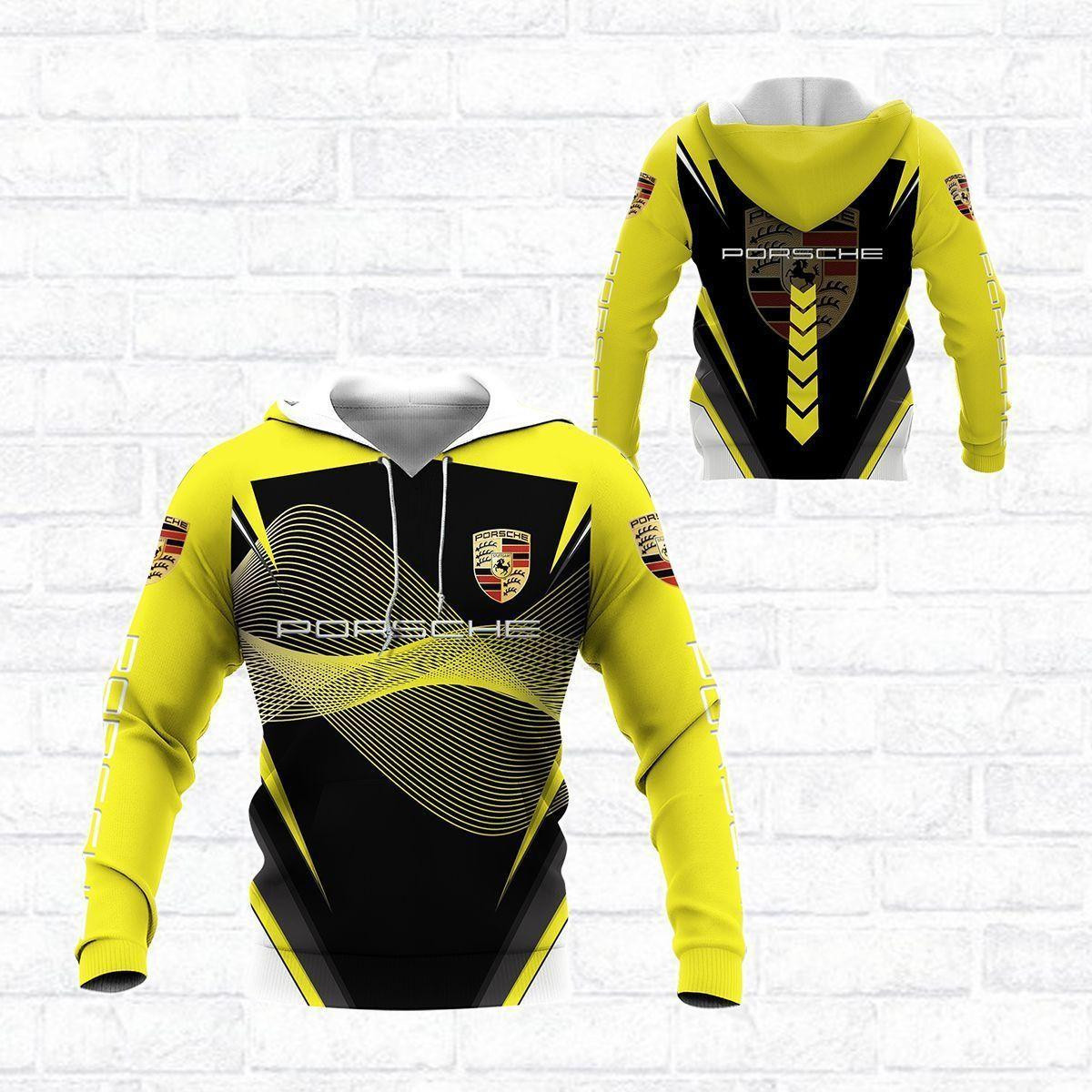 Porsche Shirt Fan Gift 1015 Version Unisex 3d Hoodie Zip Hoodie