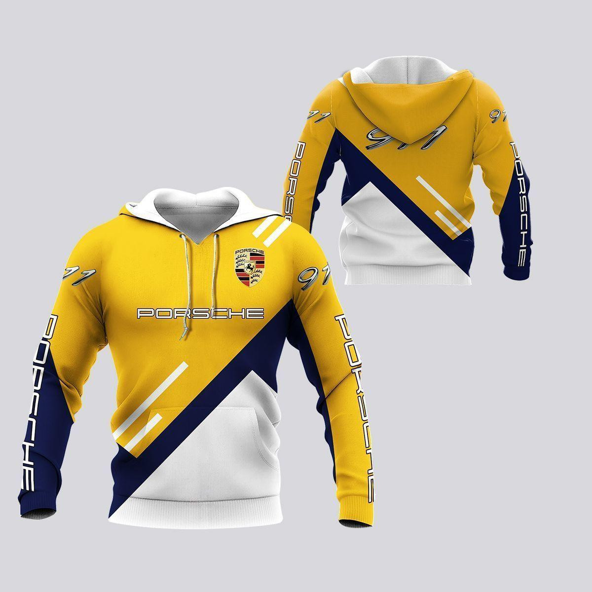 Porsche Shirt Fan Gift 1016 Version Unisex 3d Hoodie Zip Hoodie