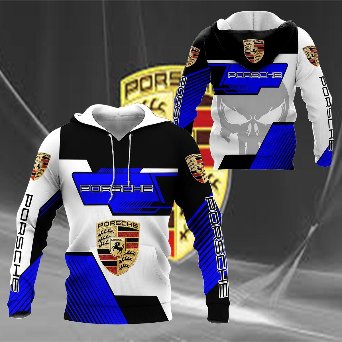 Porsche Shirt Fan Gift 433 Version Unisex 3d Hoodie Zip Hoodie