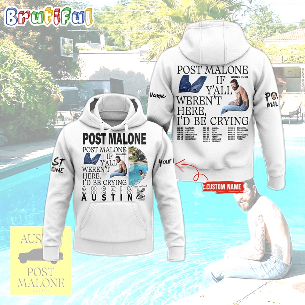 Post Malone The F-1 Trillion World Tour 2024 Hoodie