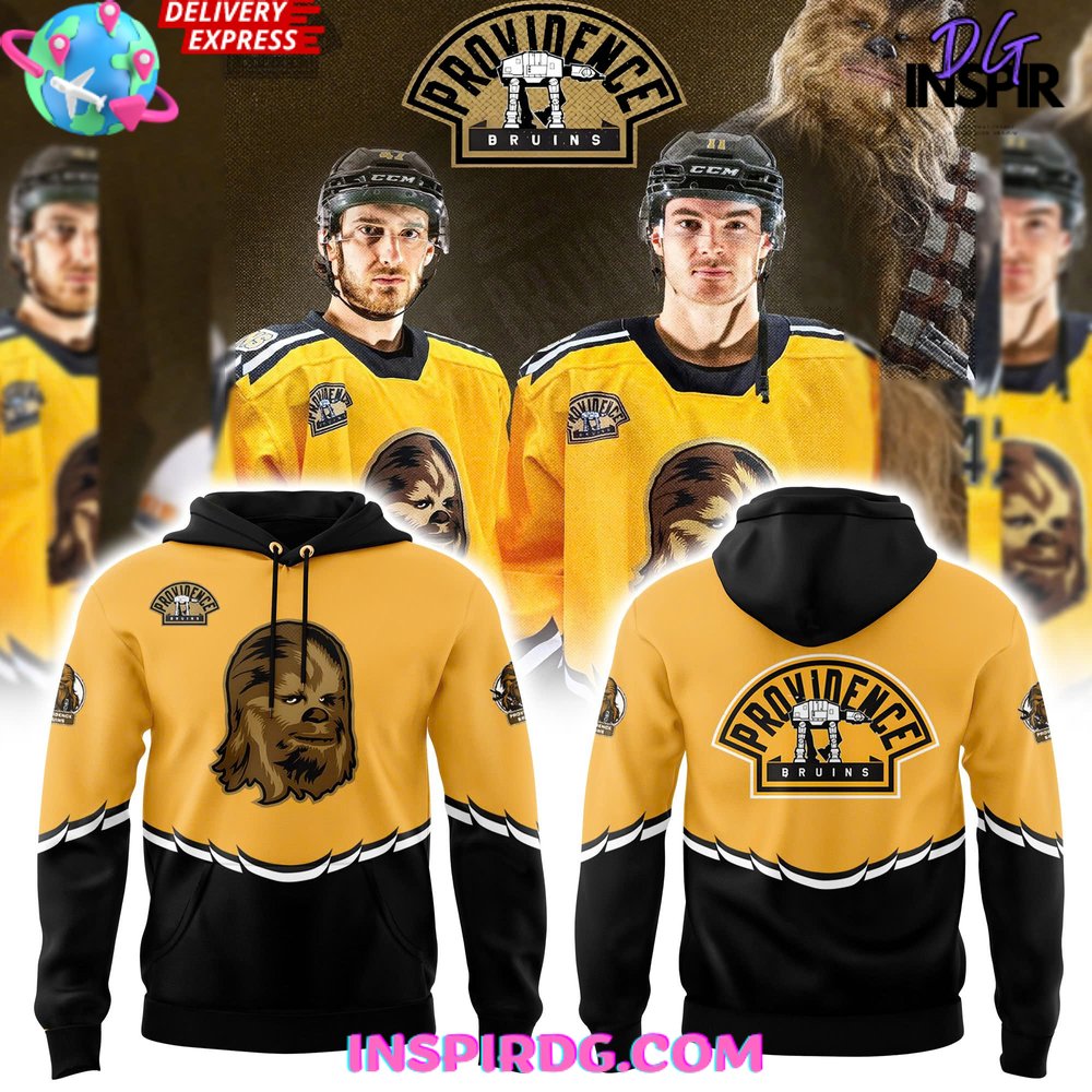 Providence Bruins Star Wars Chewbacca Night 2025 Hoodie Gift For Sport Music Fans