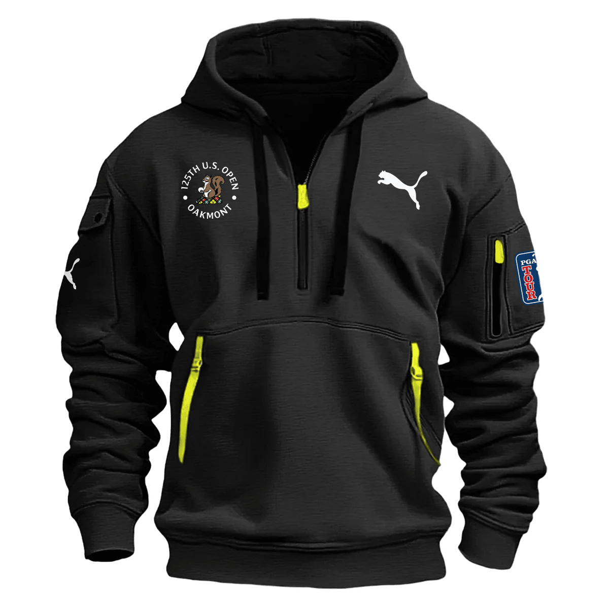 PUMA Golf 2025 125th U.S. Open Hoodie Half Zipper Golf Merch Fathers Day Presents