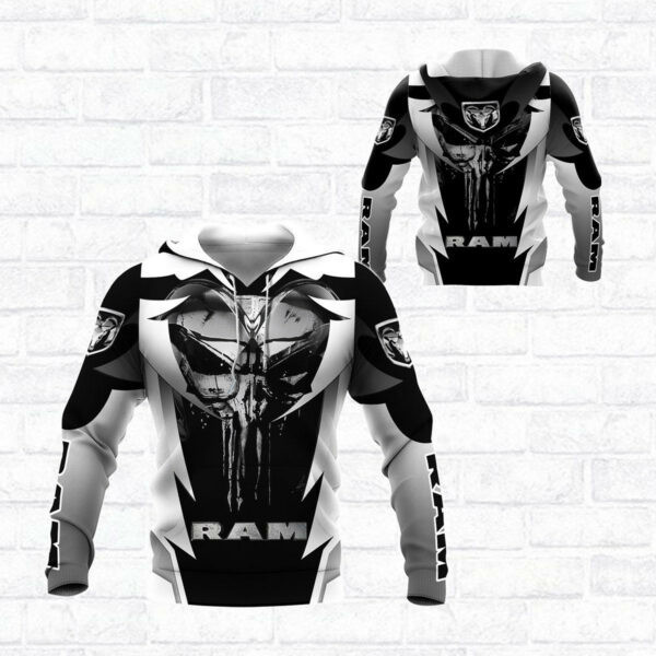 Punishes Dodge Ram Sports Car 8k485 Fan Gift 3d Zip Hoodie Ii0 1991