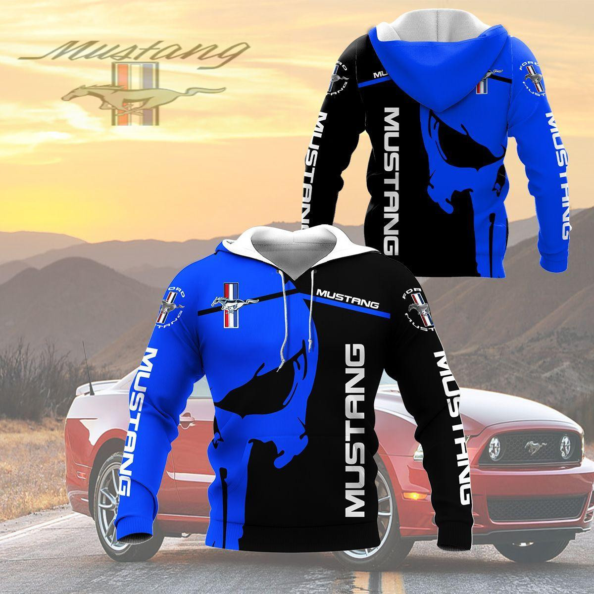 Punishes Ford Mustang Shelby Luxury Car 8k208 Fan Gift 3d Zip Hoodie Ii0