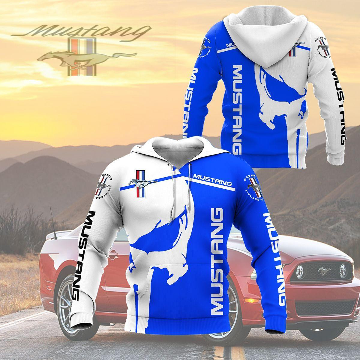 Punishes Ford Mustang Shelby Luxury Car 8k210 Fan Gift 3d Zip Hoodie Ii0
