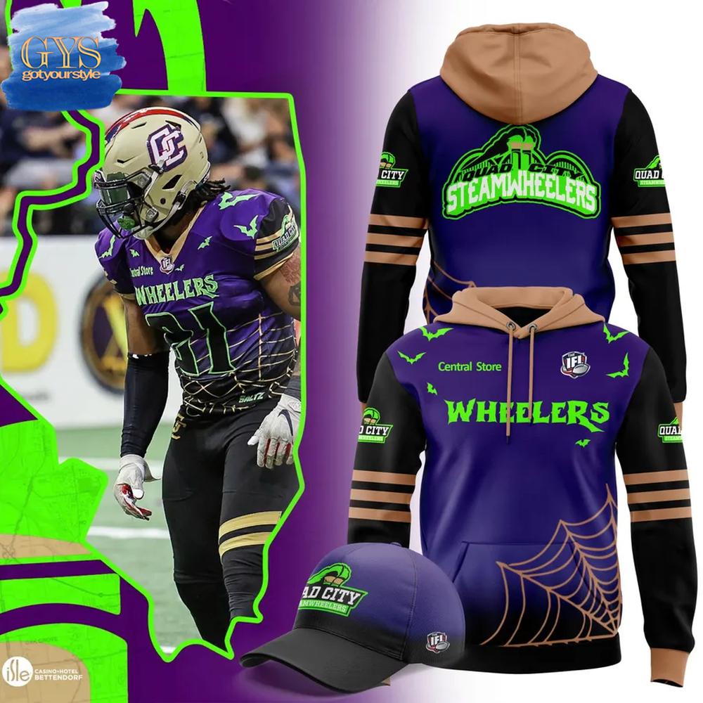 Quad City Steamwheelers Halloween Night Limited Edition Hoodie Gift For Sport Music Fans