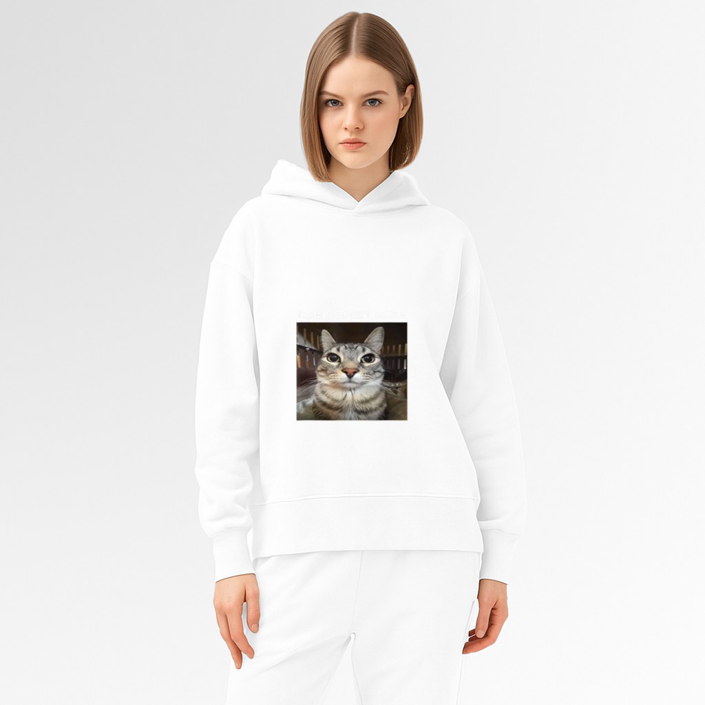 Rage Is Consuming Me Silly Staring Cat Meme Hoodie