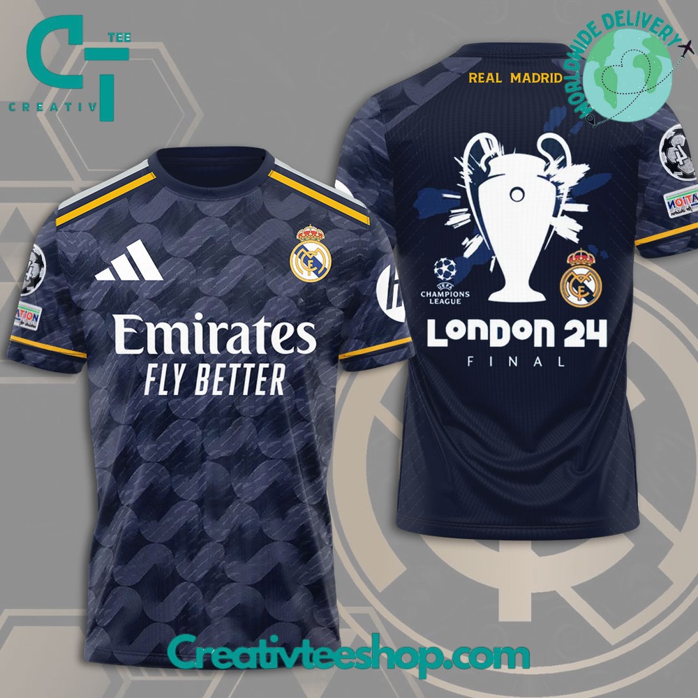 Real Madrid 2024 Champions League Final T-Shirt