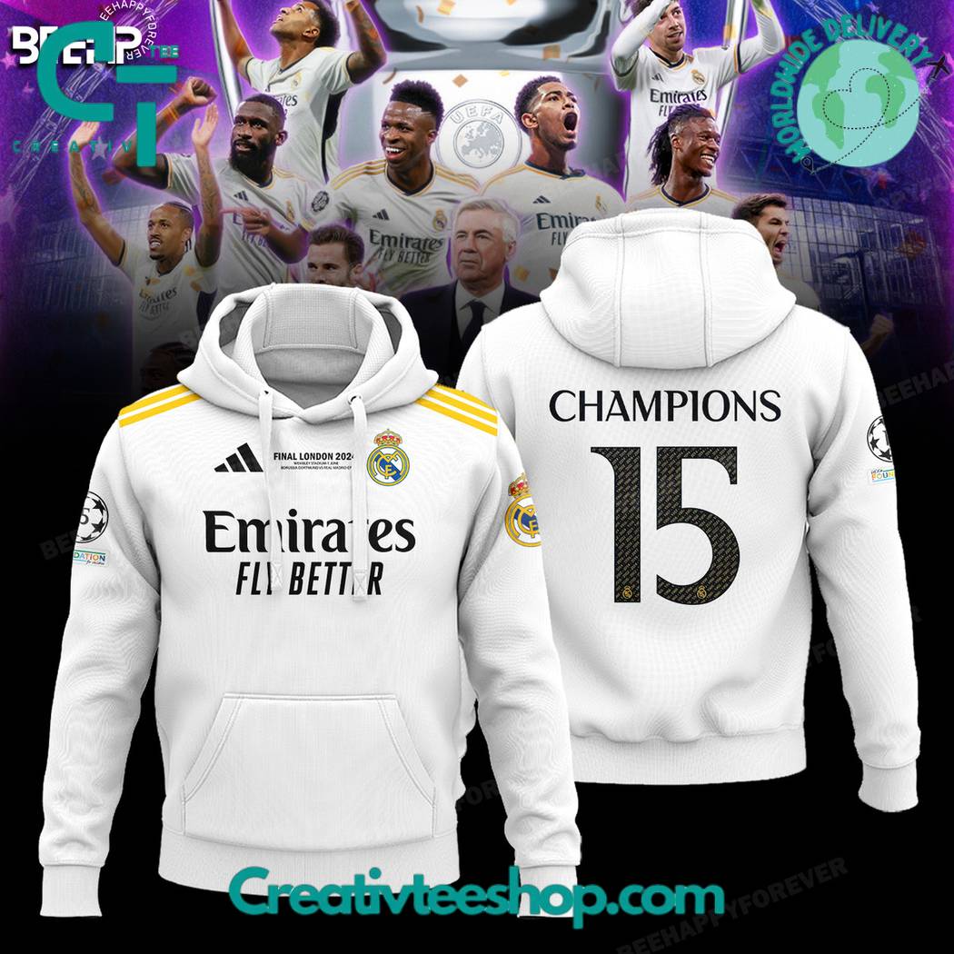 Real Madrid UCL Champions 15 Hoodie