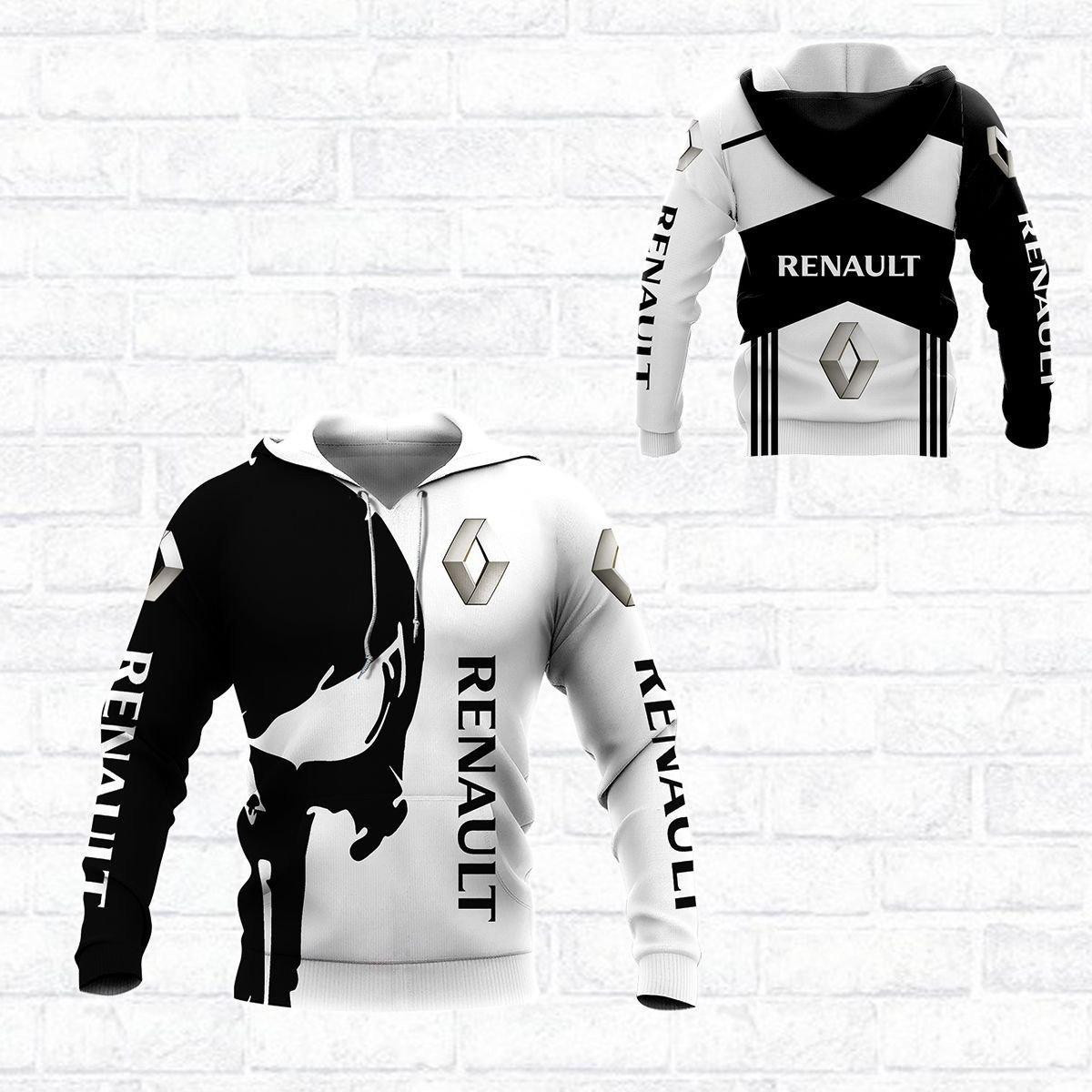 Renault Shirt Fan Gift 48 Version Unisex 3d Hoodie Zip Hoodie