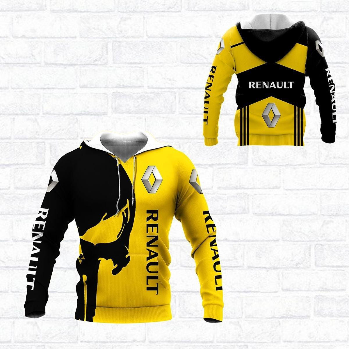Renault Shirt Fan Gift 49 Version Unisex 3d Hoodie Zip Hoodie