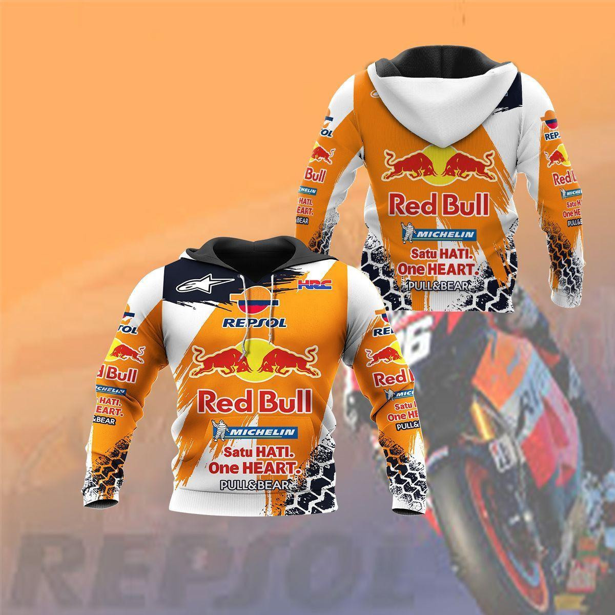 Repsol Honda Shirt Fan Gift 114 Version Unisex 3d Hoodie Zip Hoodie