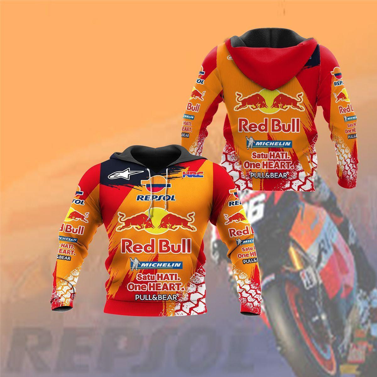 Repsol Honda Shirt Fan Gift 115 Version Unisex 3d Hoodie Zip Hoodie