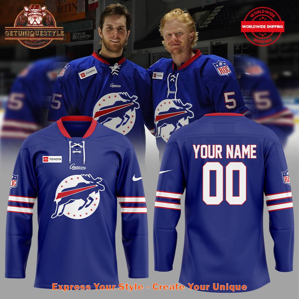 Rochester Americans Bills Day Uniform Hockey Jersey