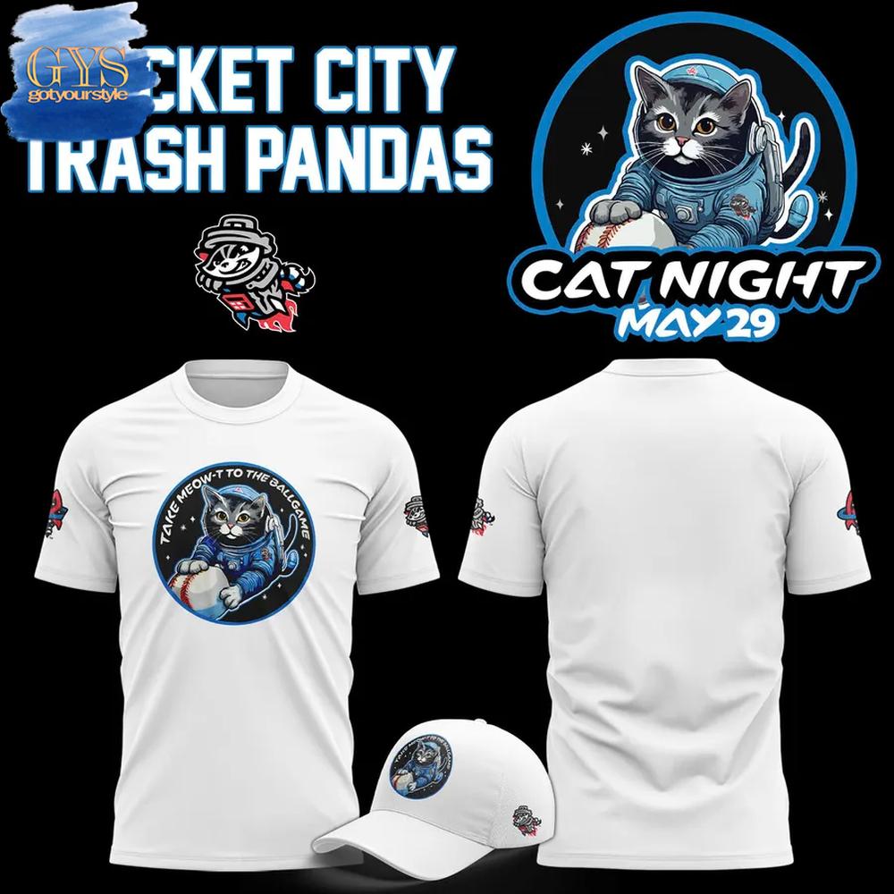Rocket City Trash Pandas Cat Night Special Edition T-Shirt Premium Merchandises