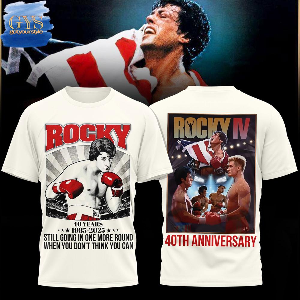 Rocky IV 40th Anniversary T-Shirt