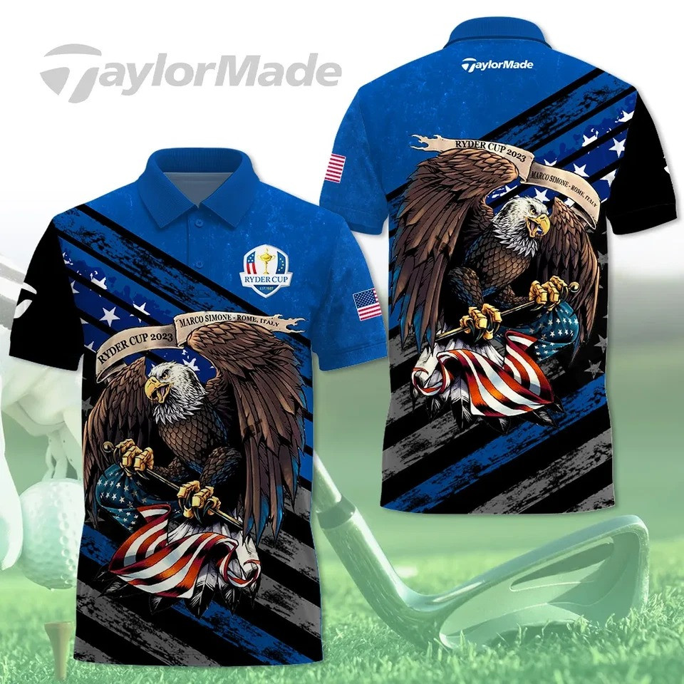 Ryder Cup Marco Simone Rome Italy Polo Golf Shirt Golf Presents For Dad