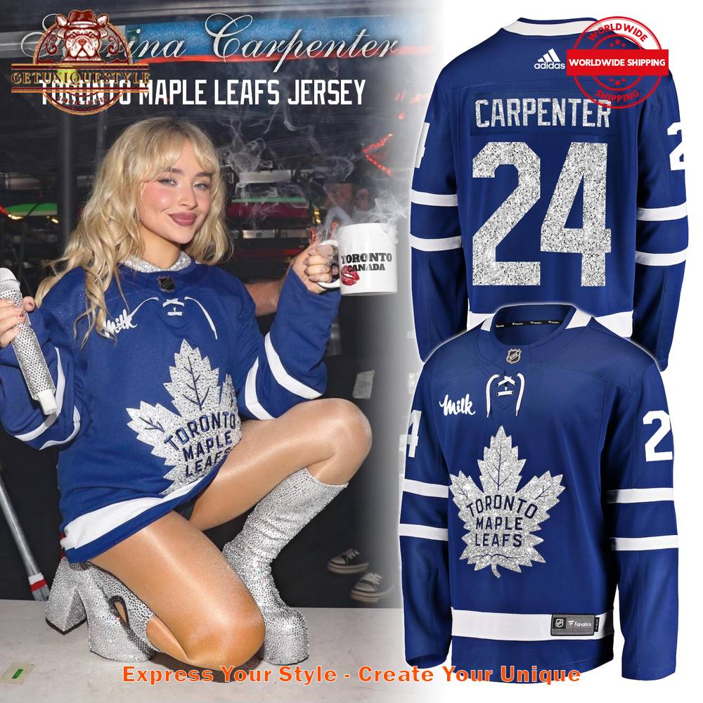 Sabrina Carpenter x Toronto Maple Leafs Jersey