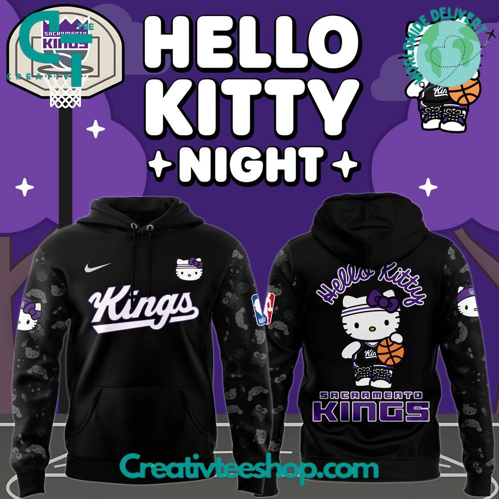 Sacramento Kings x Hello Kitty 50th Anniversary Hoodie