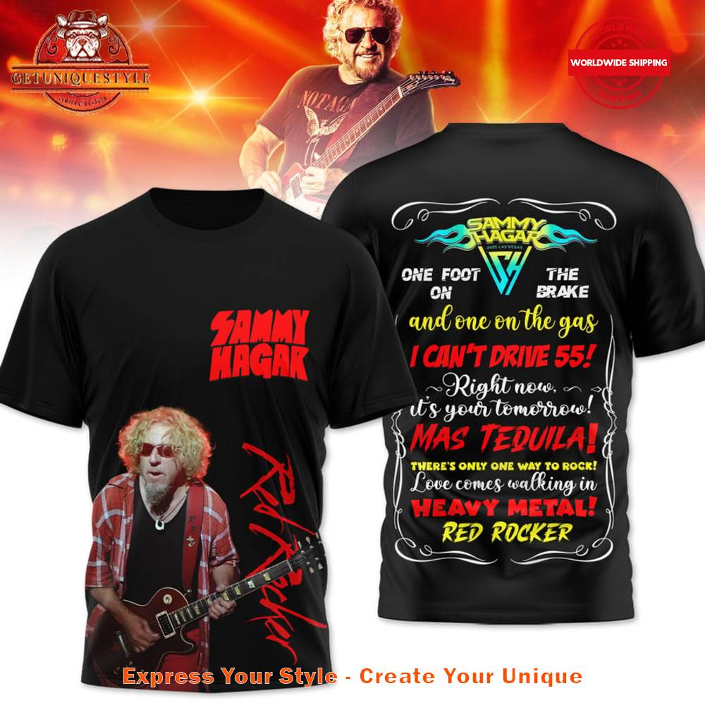 Sammy Hagar Heavy Metal Limited Edition Shirt Gift For Sport Music Fans