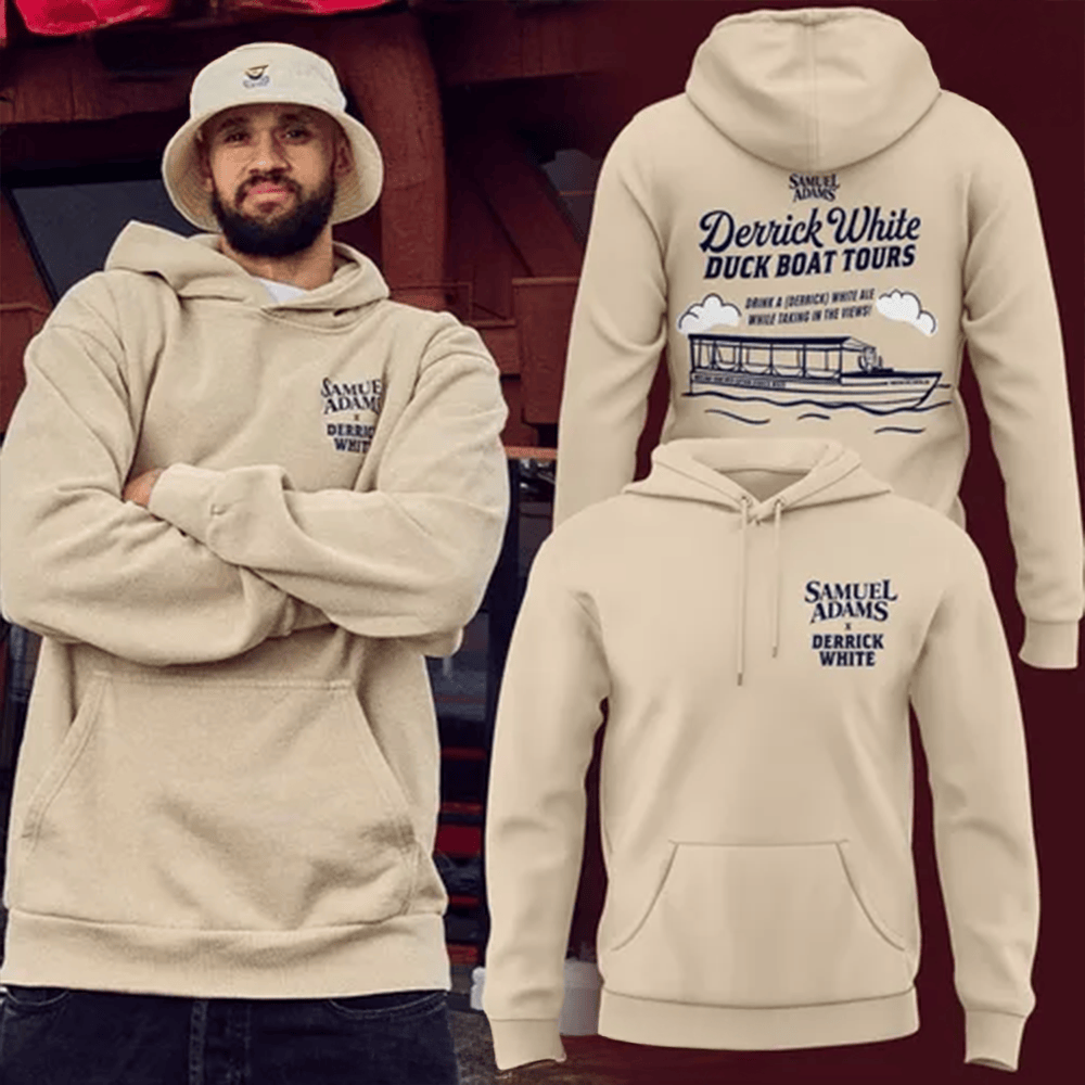 Samuel Adams x Derrick White Boat Tour Special Hoodie Samuel Adams Merch Fathers Day Presents