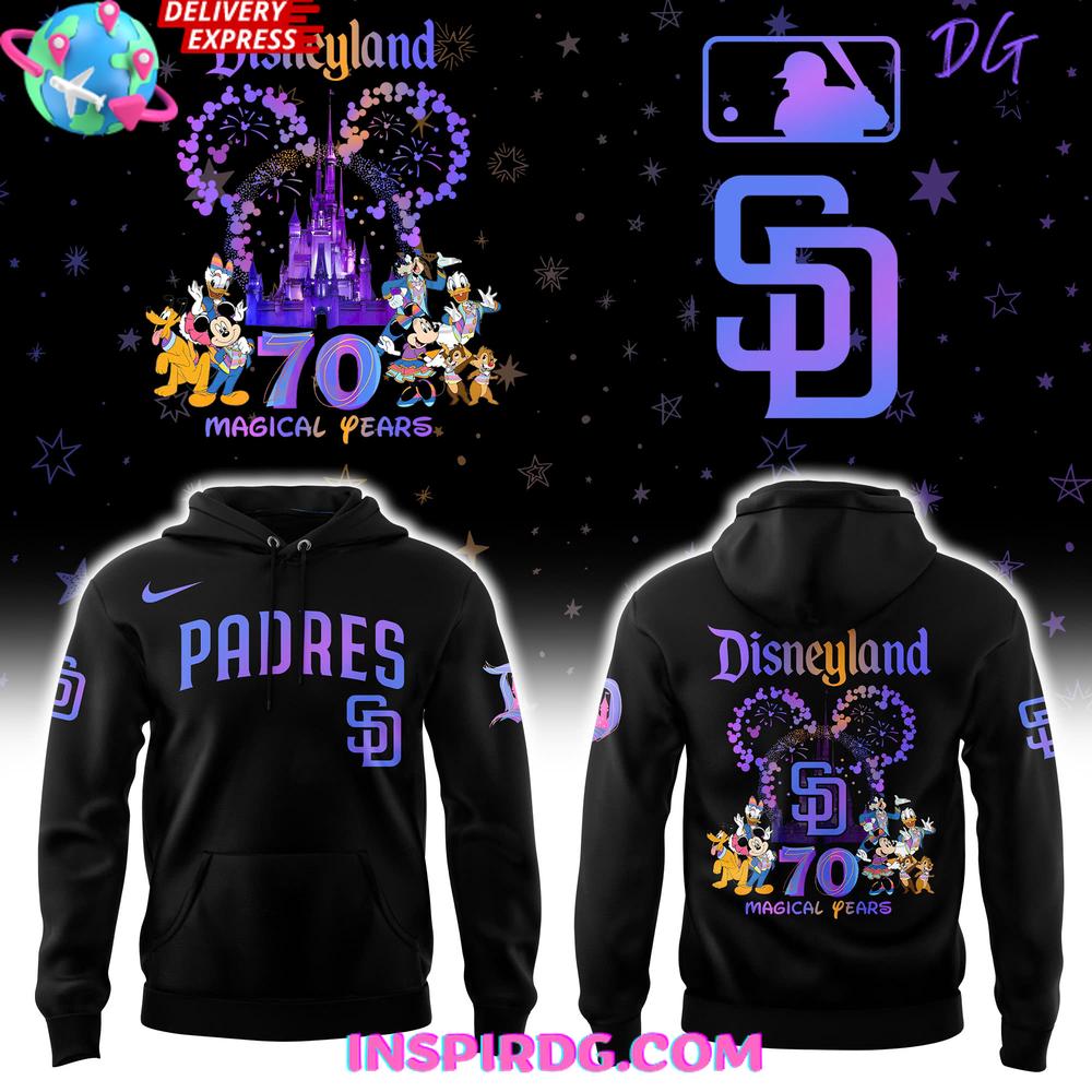 San Diego Padres 70th Magical Years Special Hoodie Gift For Sport Music Fans