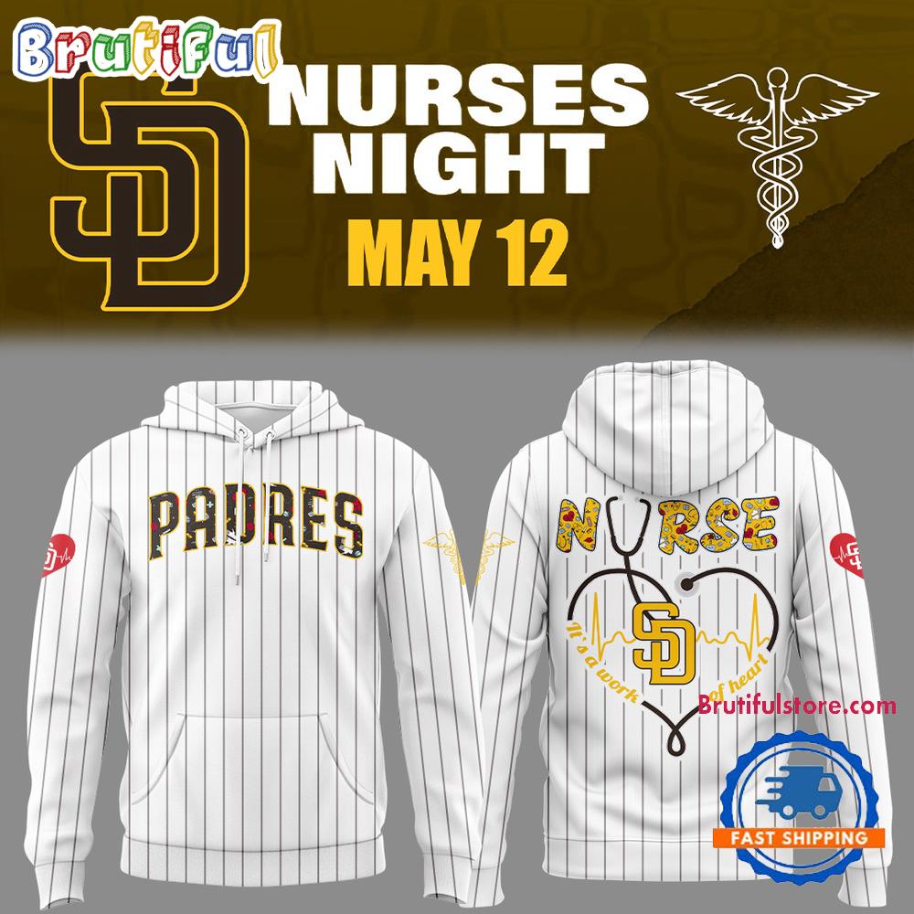 San Diego Padres Baseball NURSES NIGHT Hoodie
