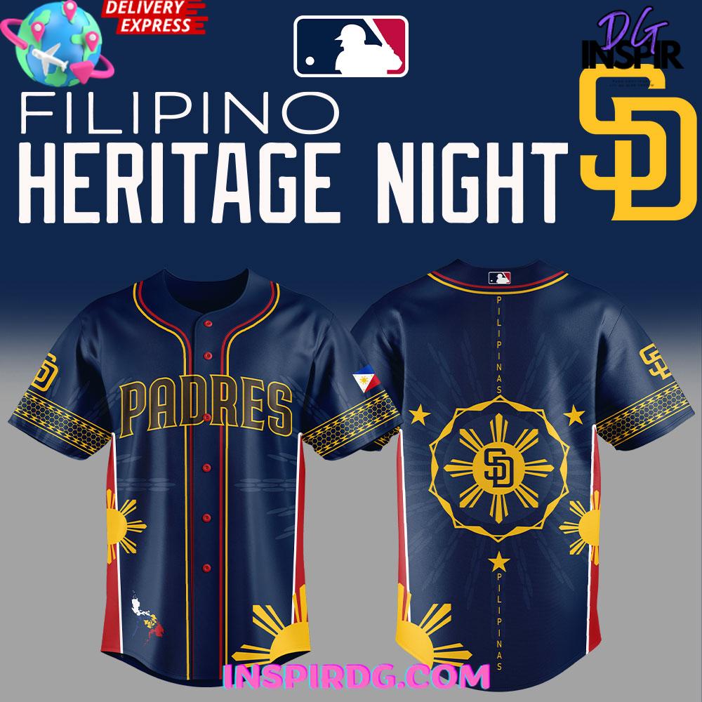 San Diego Padres Filipino Heritage Night 2025 Baseball Jersey