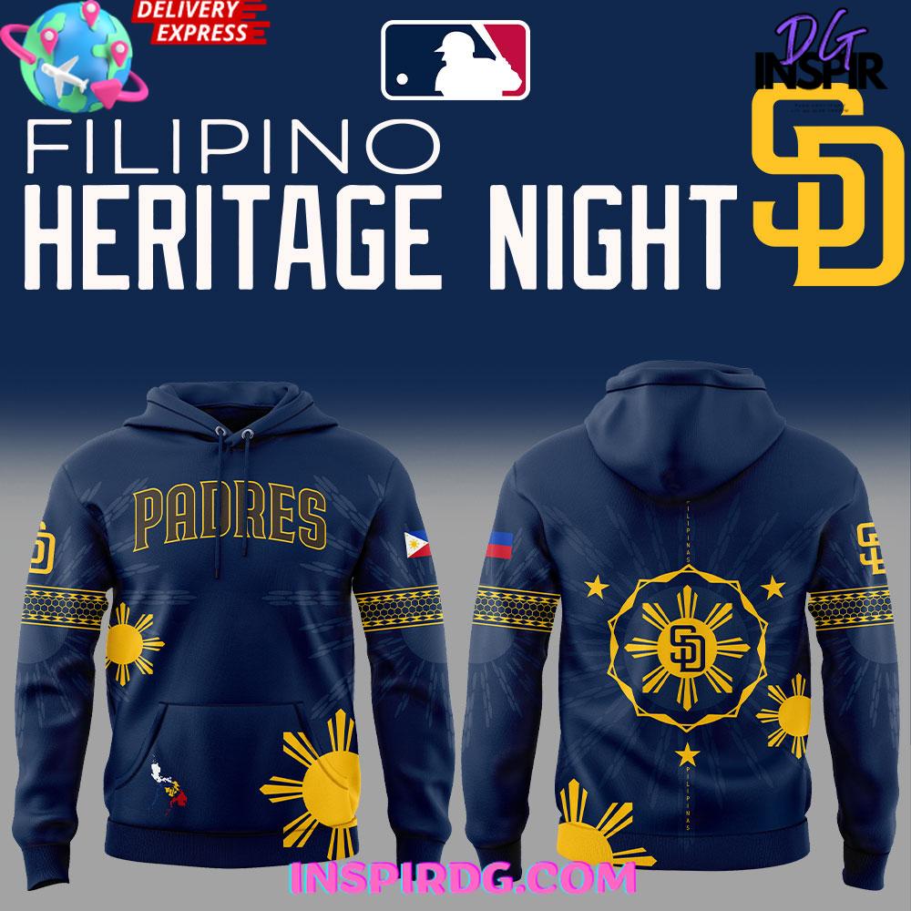 San Diego Padres Filipino Heritage Night 2025 Edition Hoodie T-shirt Sweatshirt All Merchandise Gift For Sport Music Fans